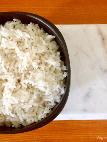 How to Make Perfect Coconut Rice courtesy of Vegan Fit Carter