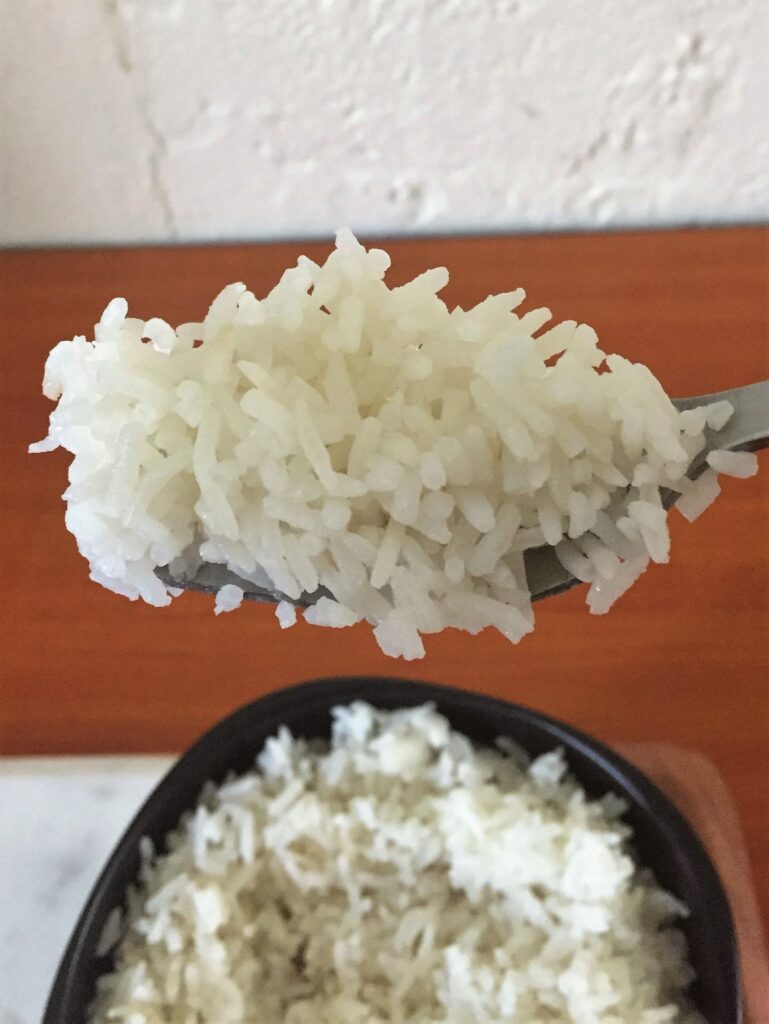 The Perfect Coconut Rice recipe courtesy of Vegan Fit Carter
