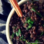 Moroccan spiced lentils and greens recipe courtesy of Vegan Fit Carter
