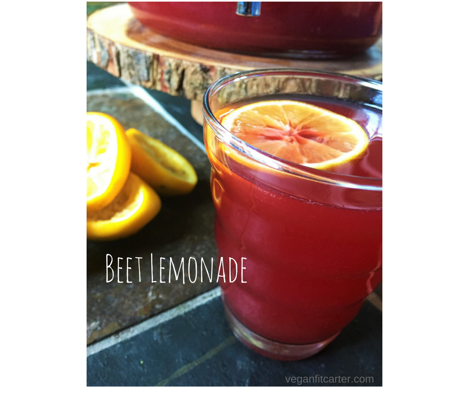 Beet Lemonade Recipe courtesy of Vegan Fit Carter