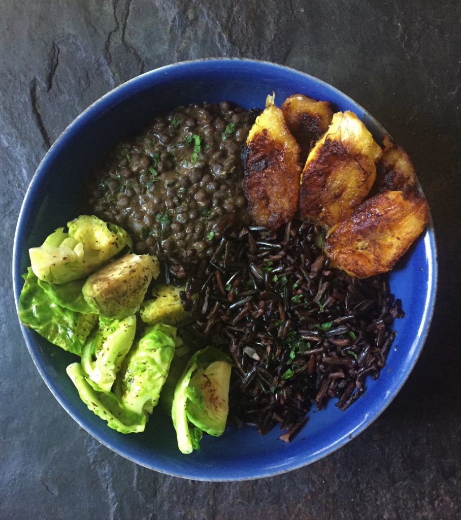 Carribean Style Wild Rice and Lentil recipe courtesy of Vegan Fit Carter