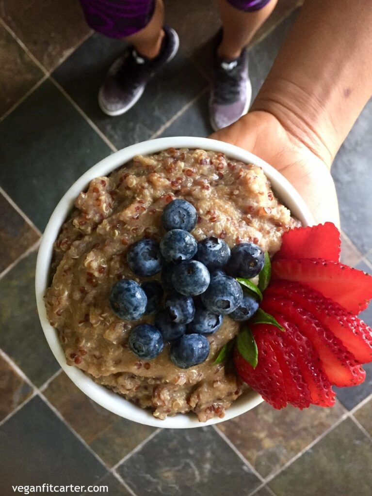 High Protein Superfood Porridge Vegan Fit Carter