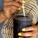 Lava Cleanse Activated Charcoal Smoothie courtesy of Vegan Fit Carter