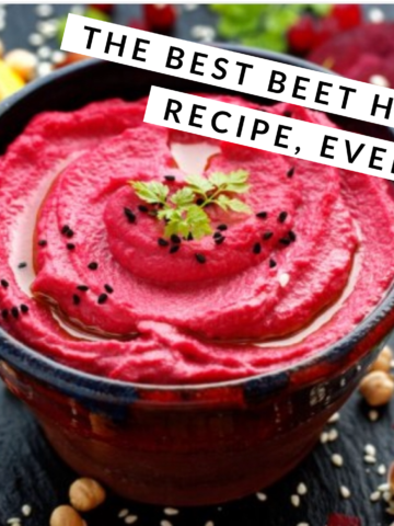 Beet Hummus Recipe courtesy of That Green Lyfe