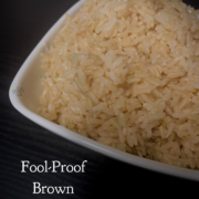 Fool-Proof Brown Rice Recipe courtesy of That Green Lyfe