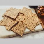 Salt and Pepper Almond Pulp Cracker Bread recipe courtesy of That Green Lyfe