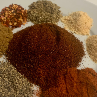 Homemade Taco Seasoning Mix recipe courtesy of That Green Lyfe