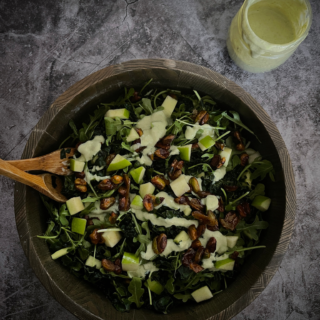 All Green Everything Salad with Creamy Sage Dressing cover photo courtesy of That Green Lyfe