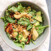 Sundried Tomato and Tahini Salad courtesy of That Green Lyfe